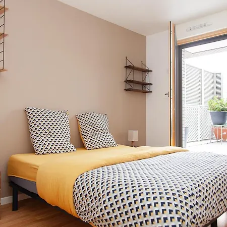 Apartment Chic & Elegant-metro 7 Leo-lagrange+parking